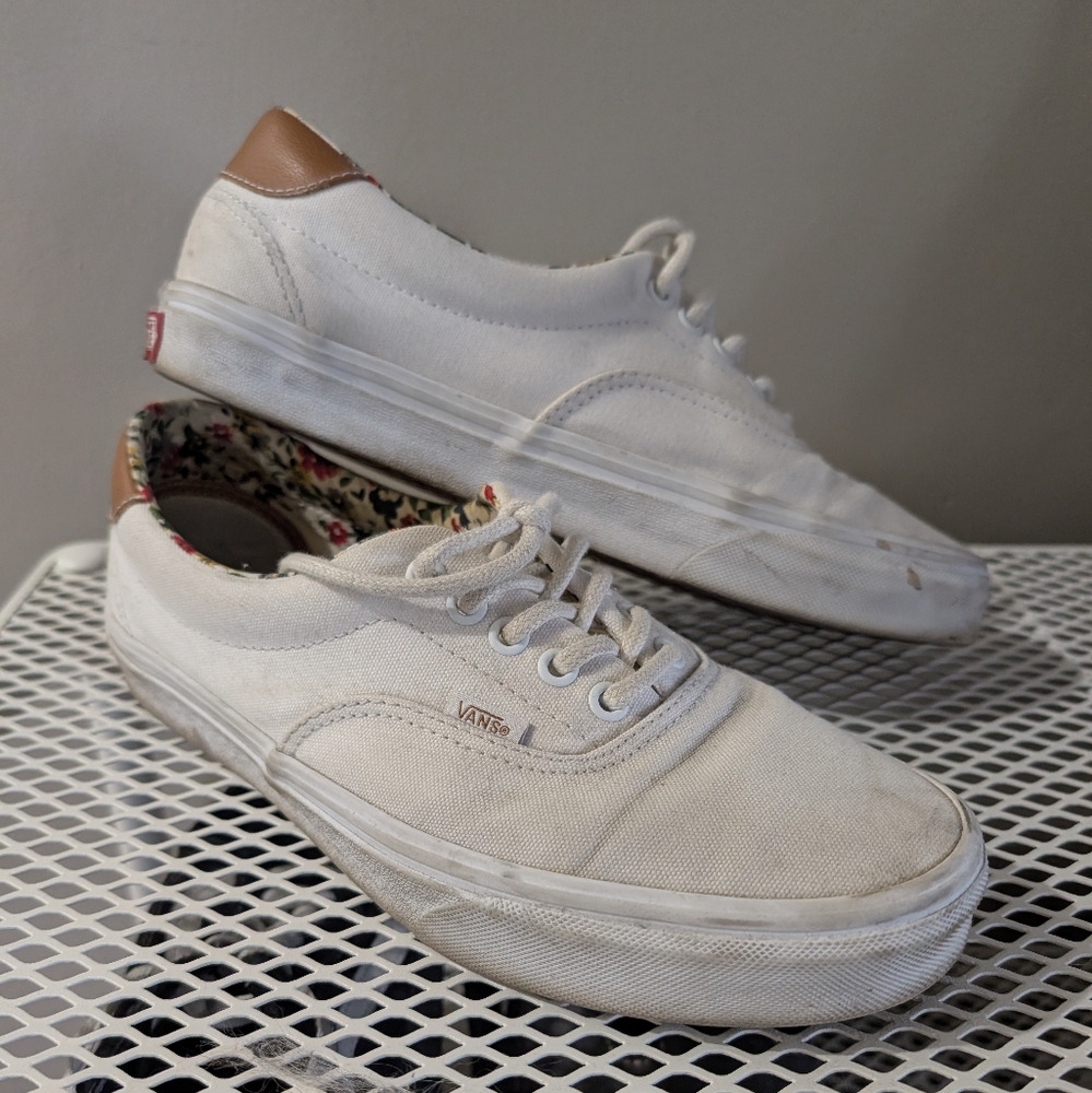 Vans White/Brown Sneakers